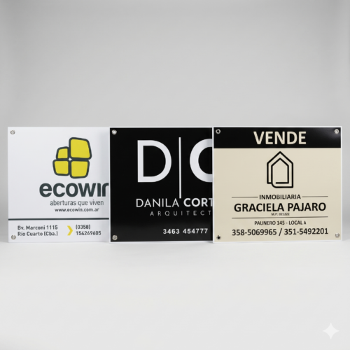 Impresión de Carteles Inmobiliarios Impresión de Carteles Inmobiliarios